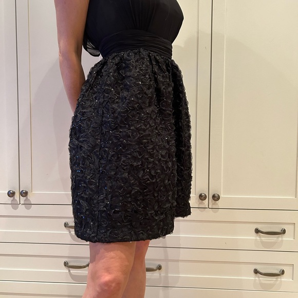 Black Sheer Sleeveless Dress - Picture 6 of 8